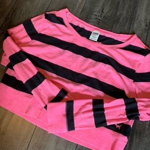Pink cropped long sleeve
